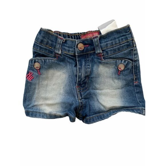 Rockawear 1999 Baby Girls size 24 Months Blue Shorts - Picture 3 of 4